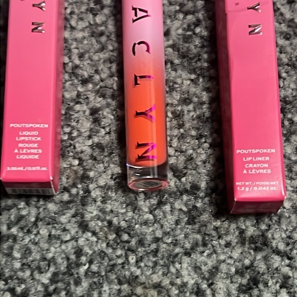 Jaclyn Cosmetics Limited Edition Poutspoken Liquid Lipstick & Liner Sugared NIB - Picture 3 of 5